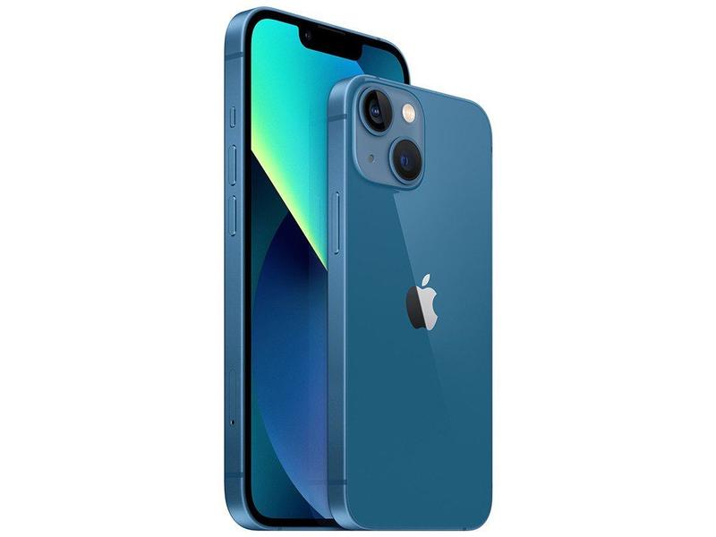 Apple iPhone 13 Mini 128GB Azul Tela 5,4” - 12MP iOS - iPhone 13